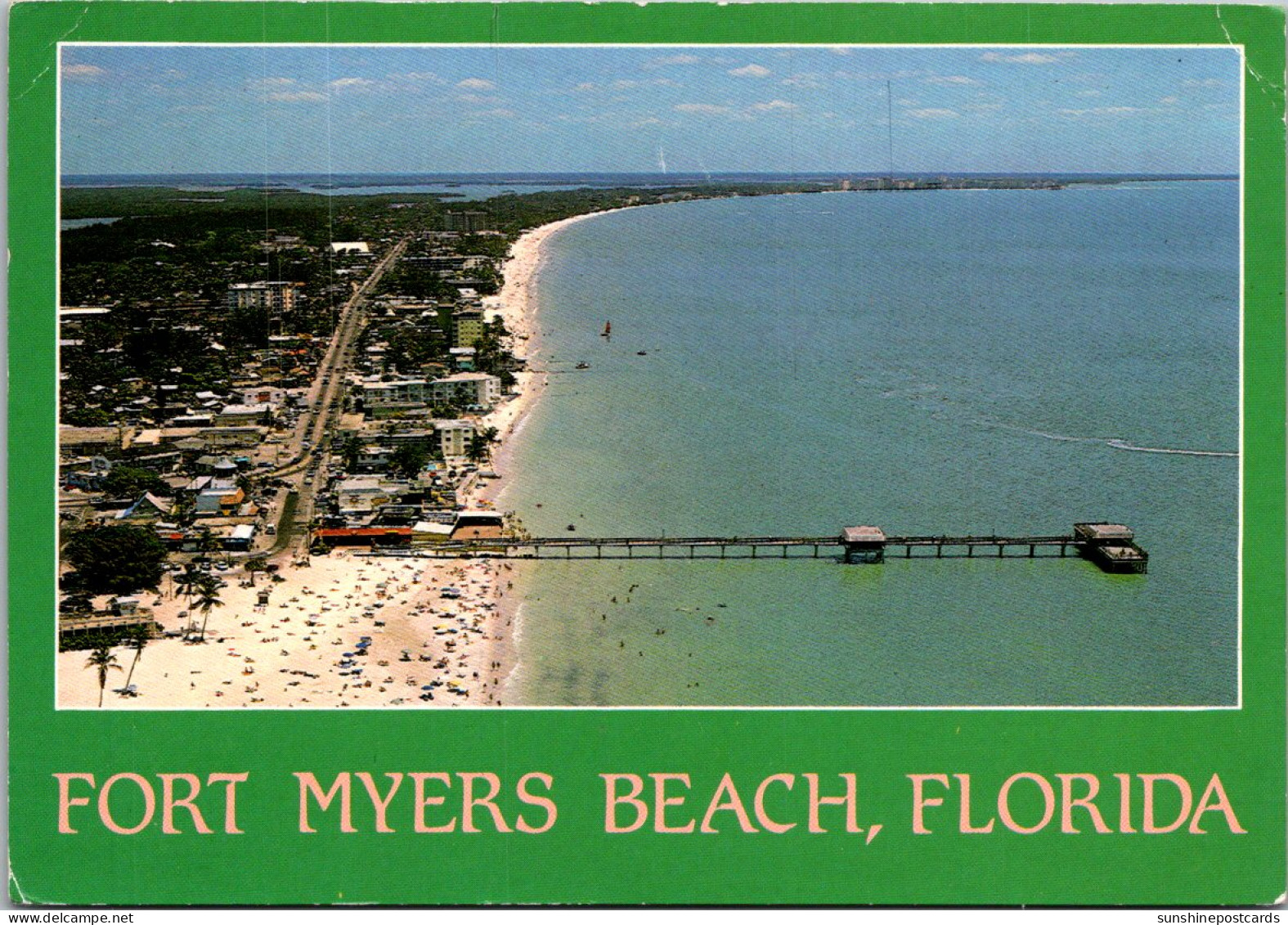 Florida Fort Myers Beach Showing Fishing Pier - Fort Myers