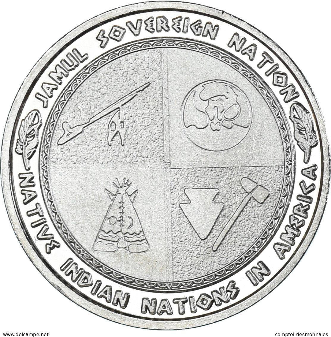 Monnaie, États-Unis, 5 Cents, 2023, Santee Tribes.BE, SPL, Du Cupronickel - Conmemorativas