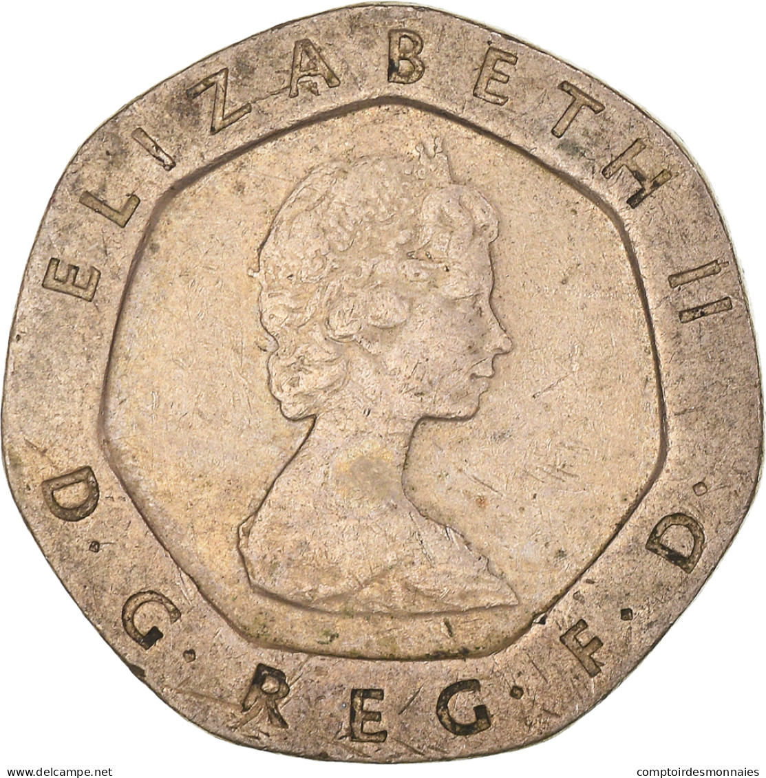 Monnaie, Grande-Bretagne, Elizabeth II, 20 Pence, 1982, TTB, Cupro-nickel - 20 Pence