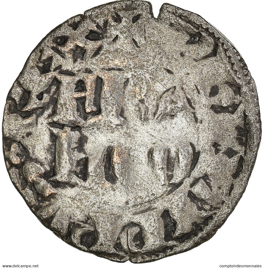 Monnaie, France, Philippe VI, Denier Parisis, TB, Billon, Duplessy:275 - 1328-1350 Philip VI The Forunate