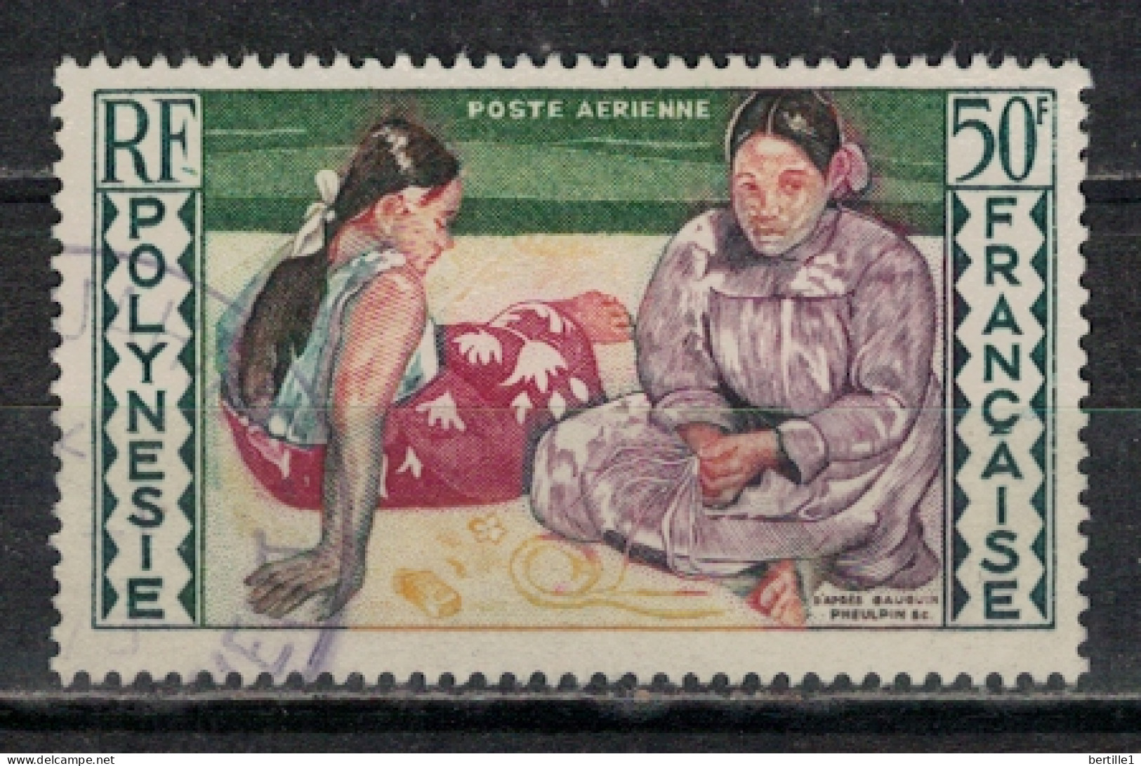 POLYNESIE FRANCAISE             N°  YVERT  PA 2 ( 13 ) OBLITERE    ( OB 11/ 30 ) - Used Stamps