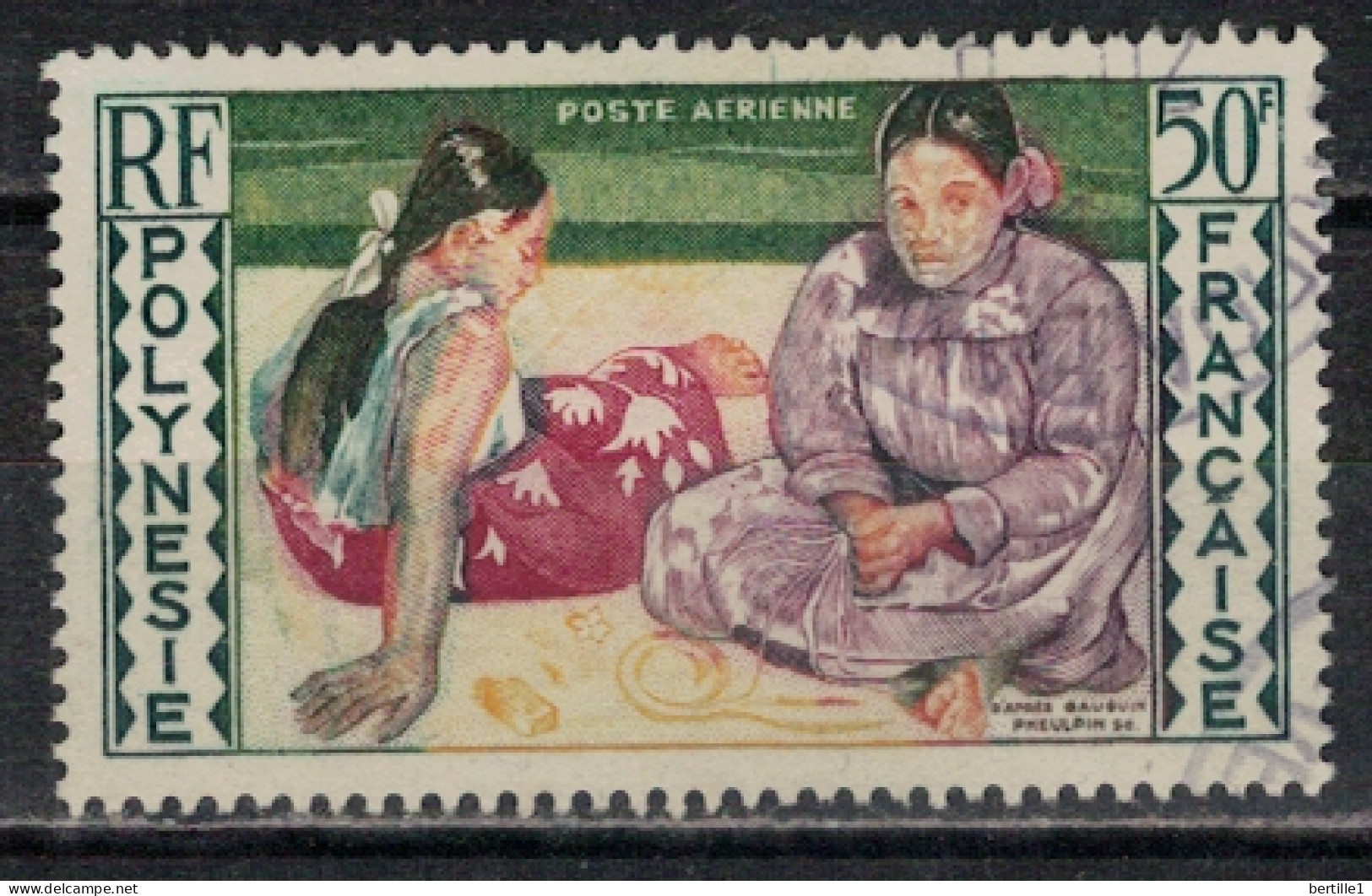 POLYNESIE FRANCAISE             N°  YVERT  PA 2 ( 22 ) OBLITERE    ( OB 11/ 30 ) - Used Stamps