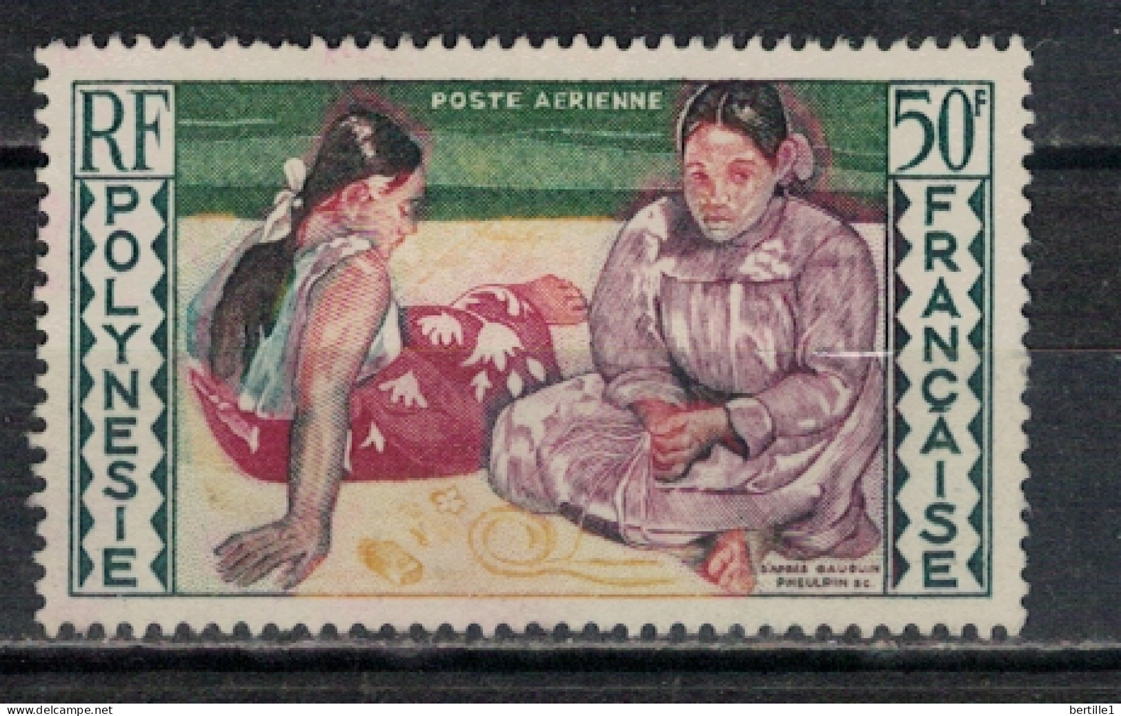 POLYNESIE FRANCAISE             N°  YVERT  PA 2 ( 26 ) OBLITERE    ( OB 11/ 30 ) - Used Stamps