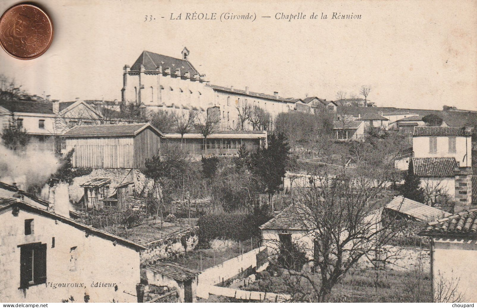 33 - Carte Postale Ancienne  De   LA REOLE    Chapelle De La Réunion - La Réole