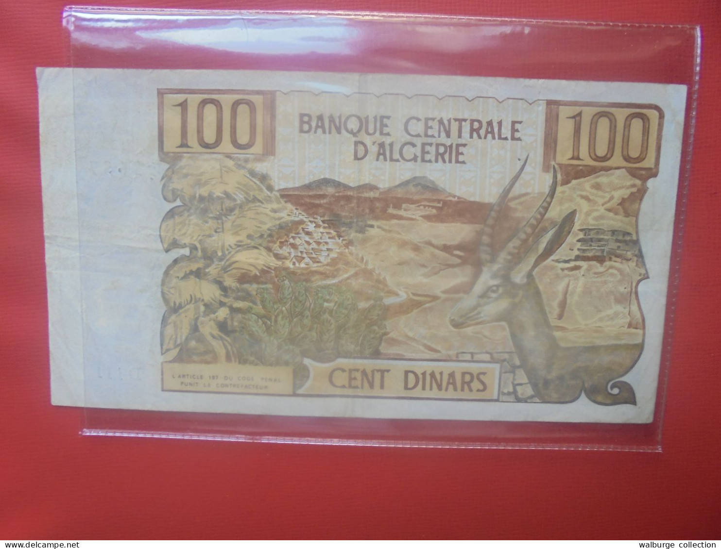 ALGERIE 100 DINARS 1970 Circuler - Algérie