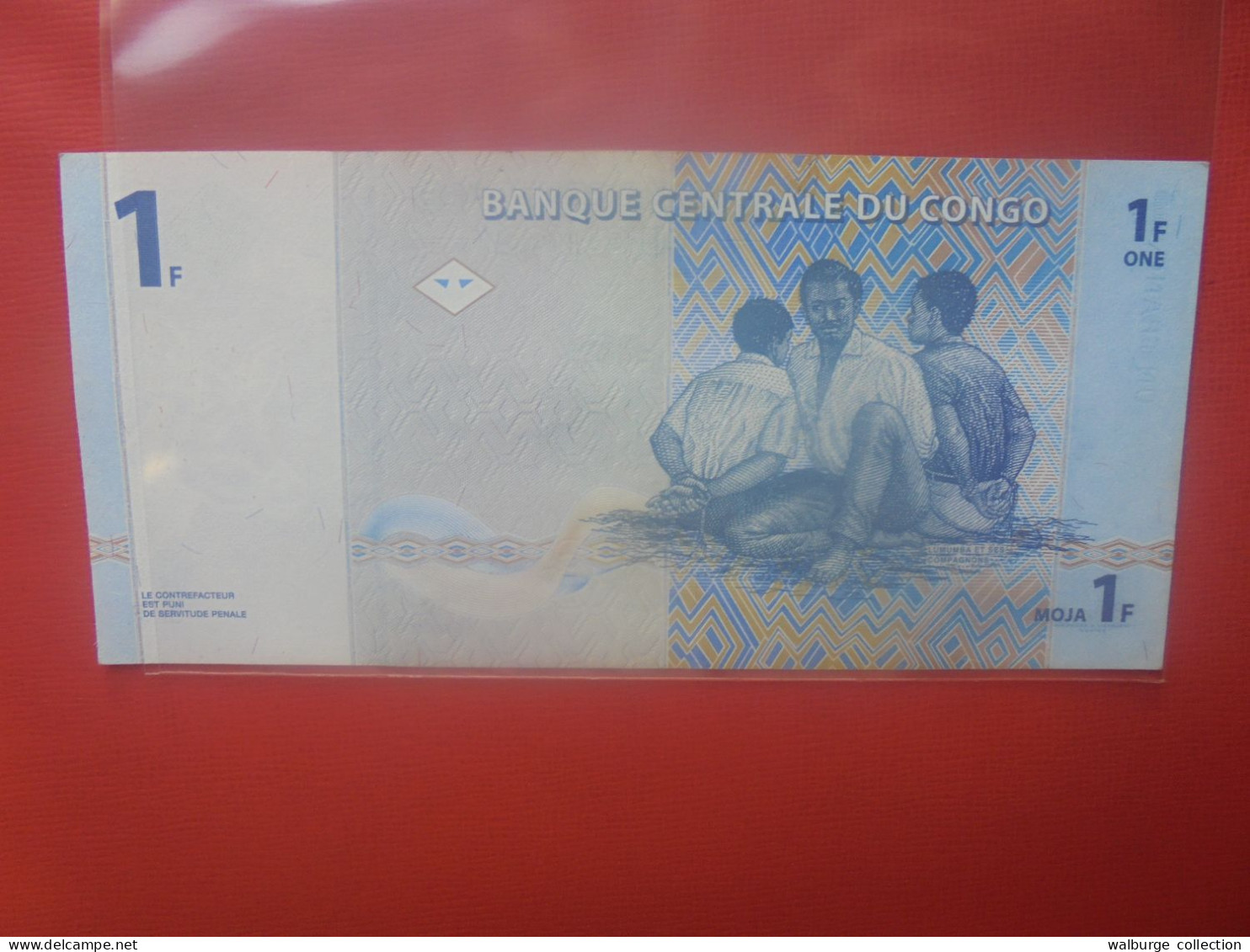 CONGO 1 FRANC 1997 Circuler - République Démocratique Du Congo & Zaïre