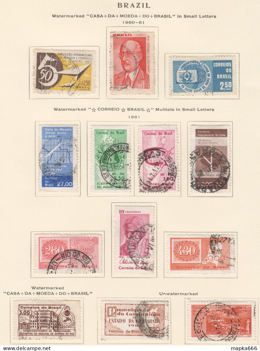 Bra136 1960,1 Brazil 13St Used - Used Stamps