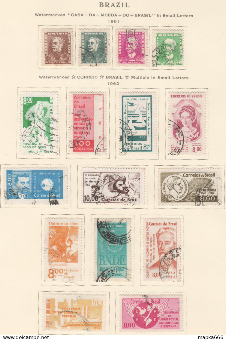 Bra137 1961,2 Brazil 16St Used - Used Stamps