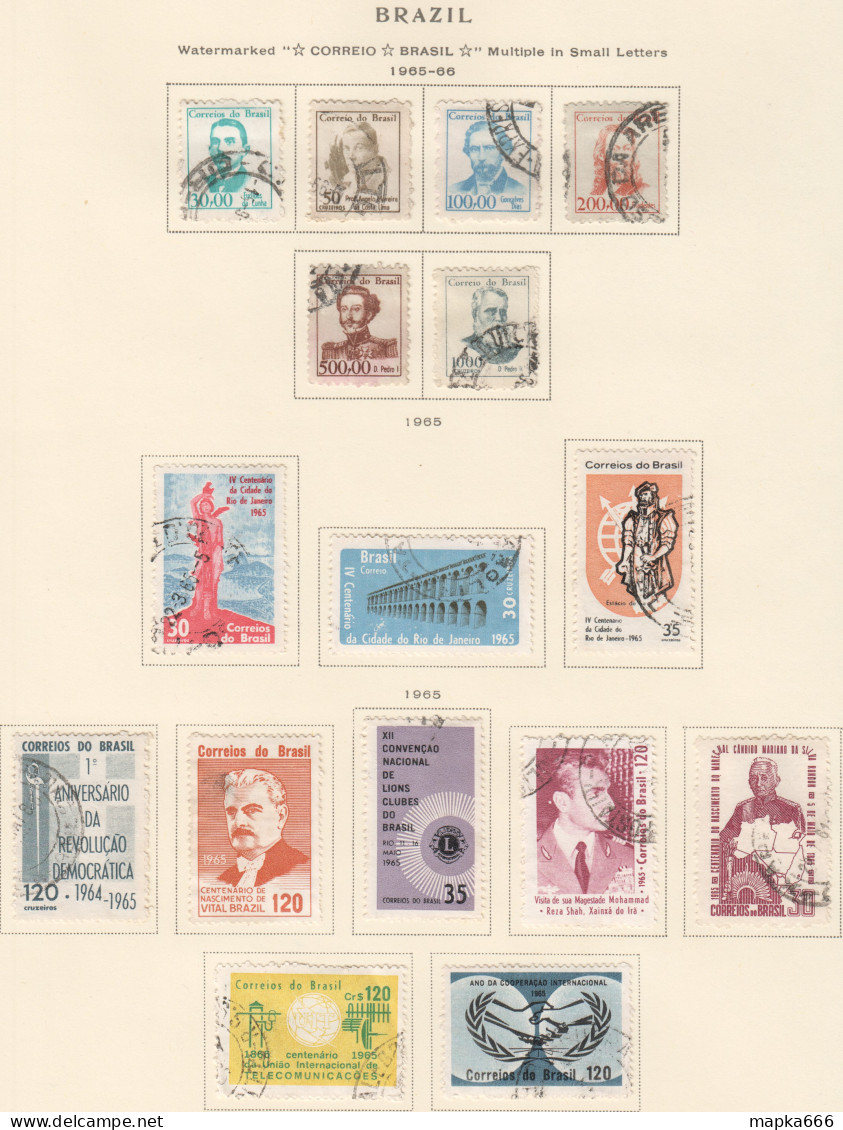 Bra141 1965,6 Brazil 16St Used - Used Stamps