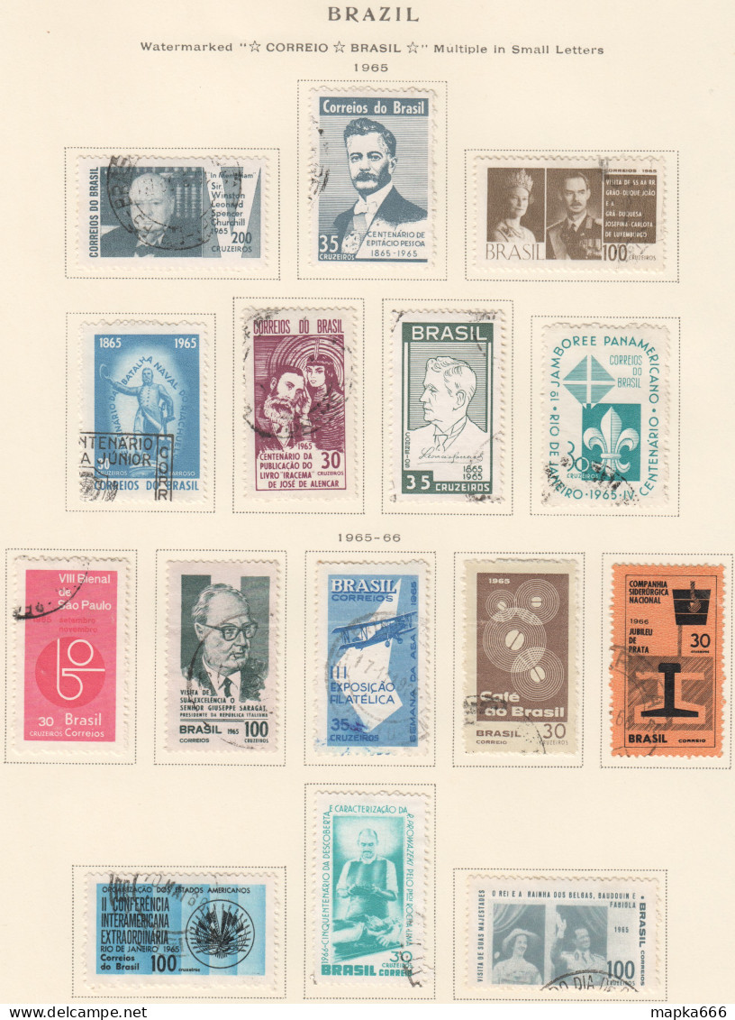 Bra142 1965,6 Brazil 15St Used - Used Stamps