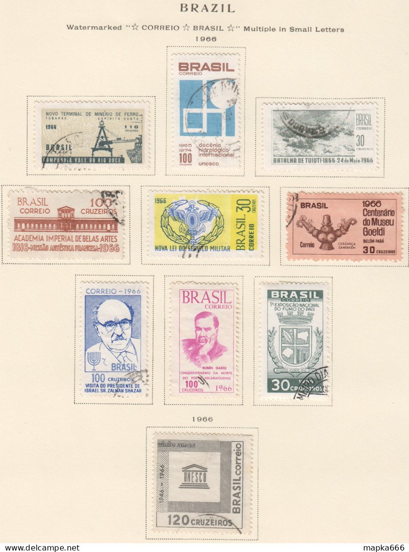 Bra143 1966 Brazil 10St Used - Used Stamps