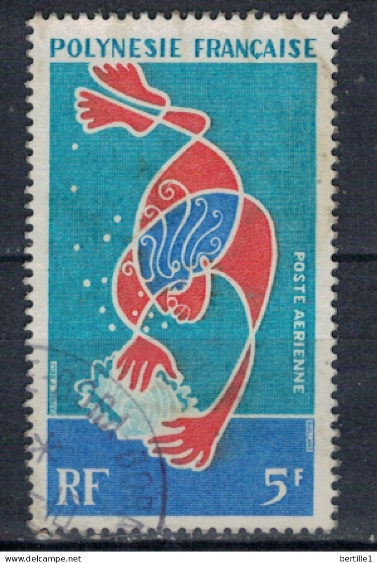 POLYNESIE FRANCAISE             N°  YVERT  PA 35  ( 15 ) OBLITERE    ( OB 11/ 30 ) - Used Stamps