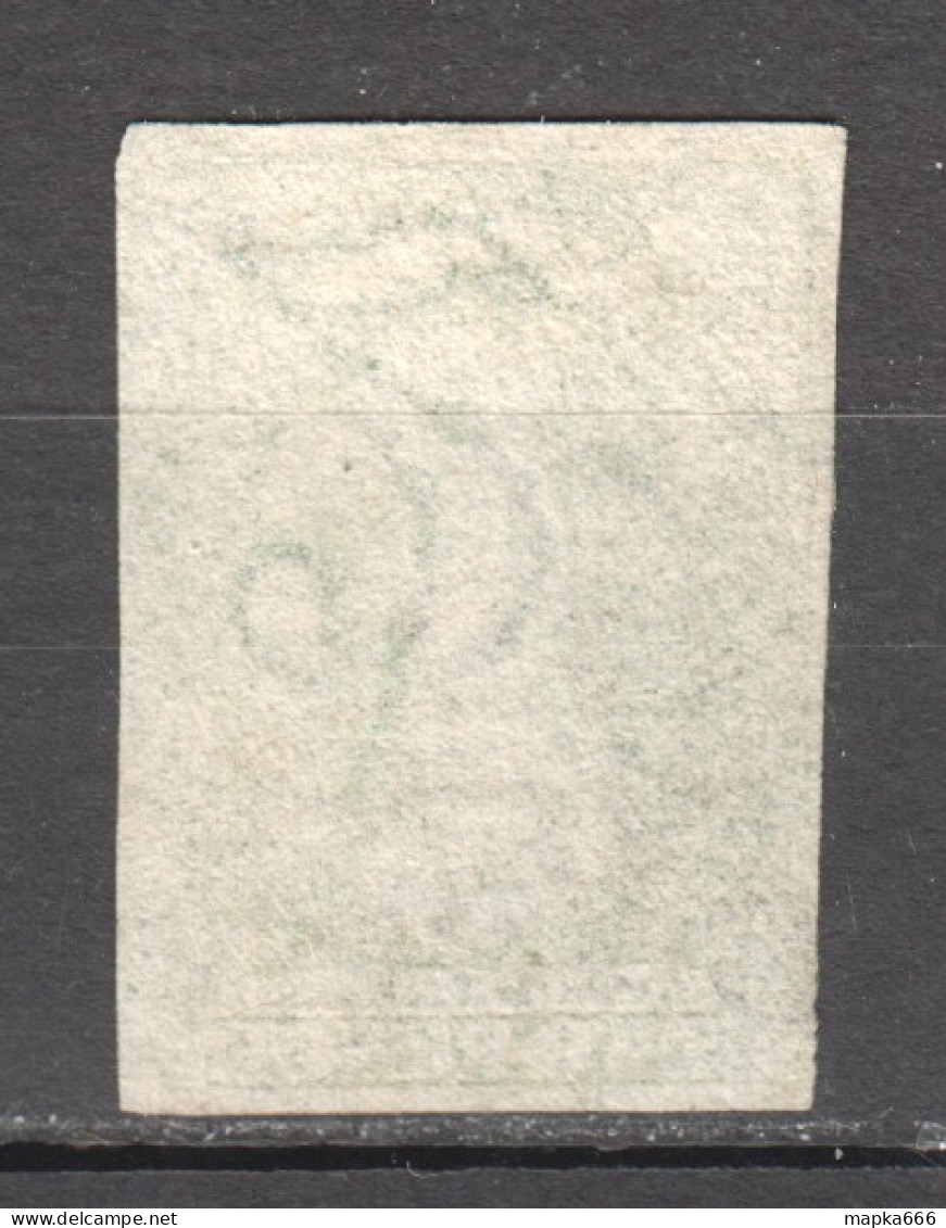 Tas029 1858 Australia Tasmania Two Pence 3Rd Printing Henry Best Inverted Watermark Gibbons Sg #32 120 £ 1St Used - Used Stamps