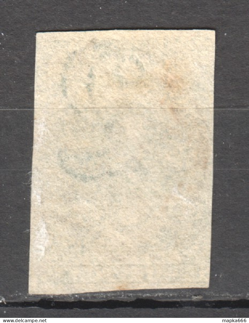 Tas030 1858 Australia Tasmania Two Pence 3Rd Printing Henry Best Inverted Watermark Gibbons Sg #33 75 £ 1St Used - Usados