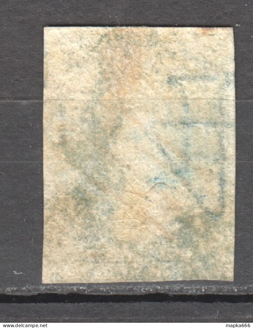 Tas031 1857 Australia Tasmania Four Pence Inverted Watermark Original Gum Good Edges Gibbons Sg #35 1St Lh - Other & Unclassified