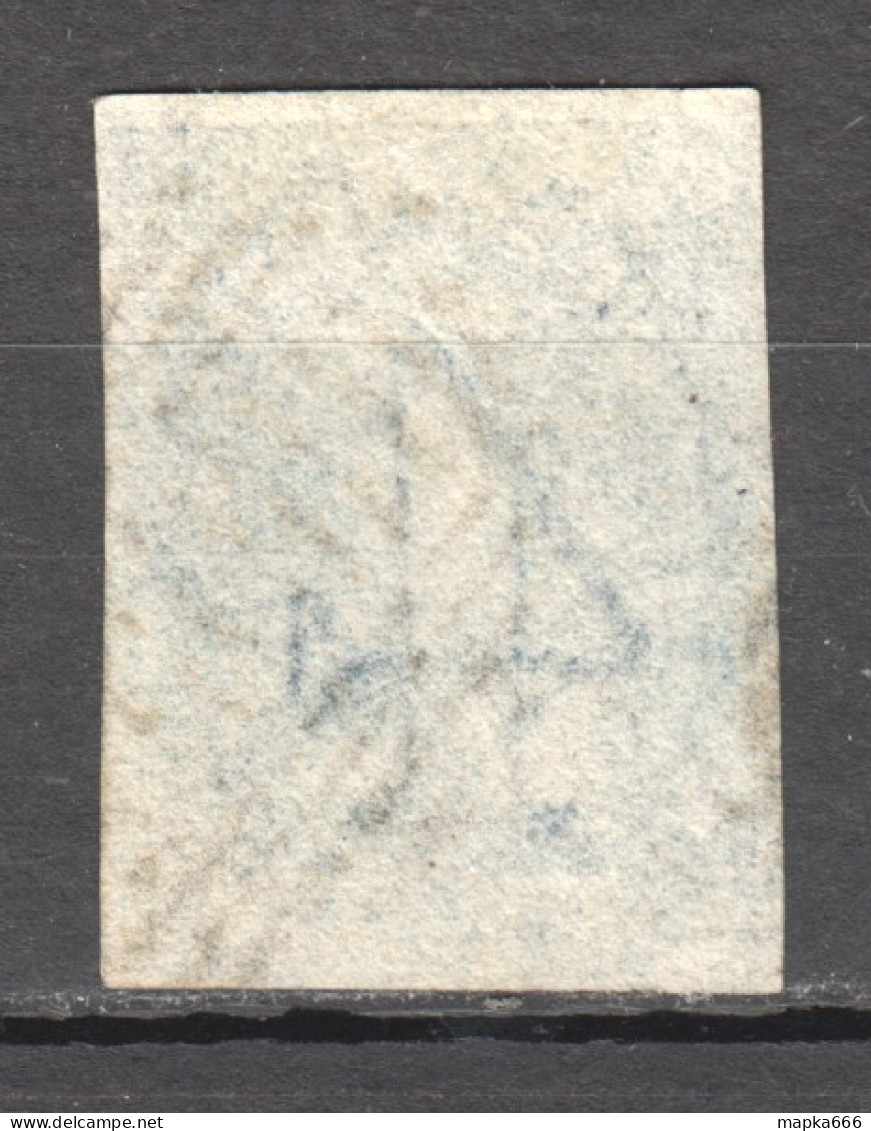 Tas034 1857 Australia Tasmania Four Pence Good Edges Gibbons Sg #36 26 £ 1St Used - Oblitérés