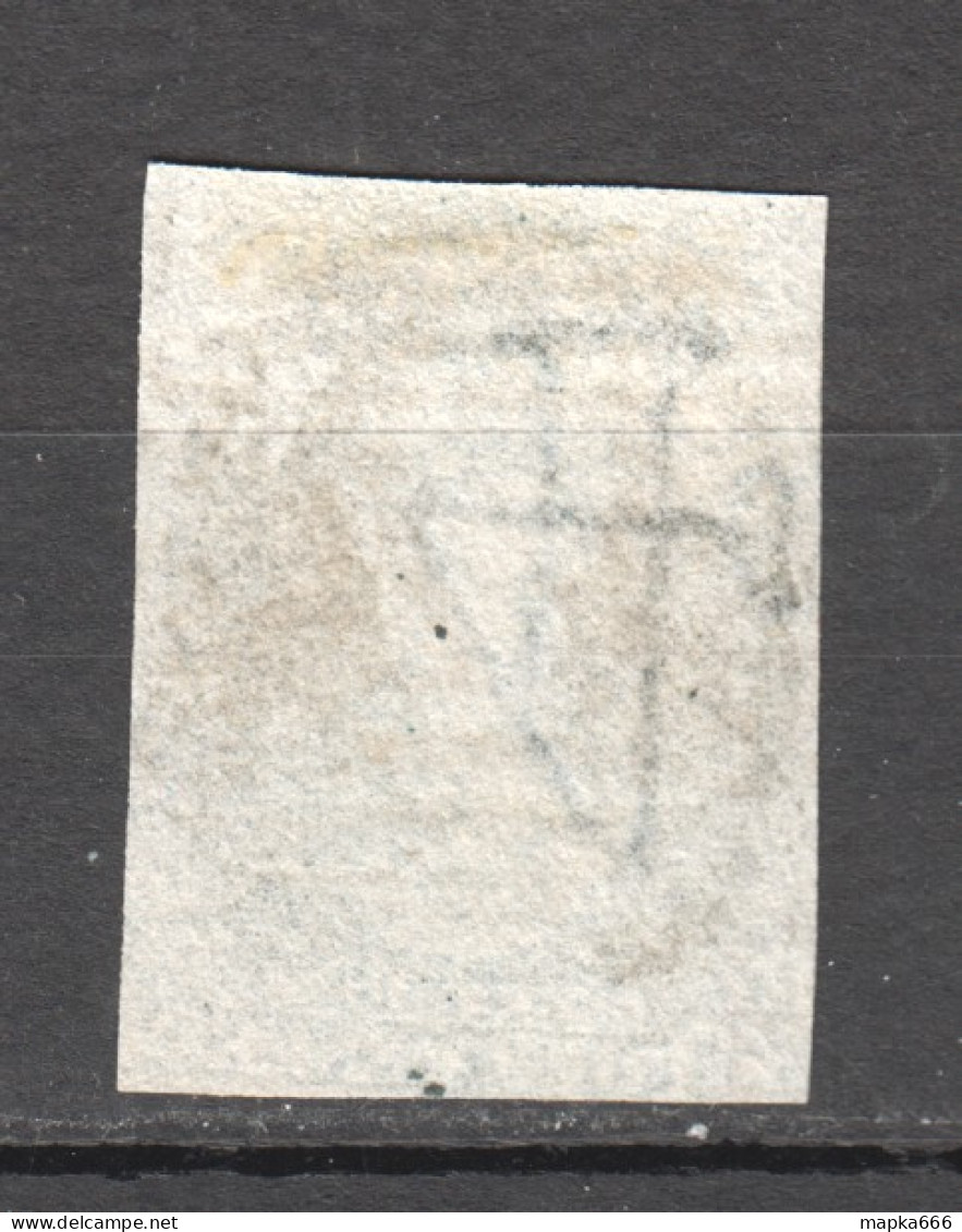 Tas038 1857 Australia Tasmania Four Pence Stamped 75 Hobart !!! Inverted Watermark Gibbons Sg #36 26 £ 1St Used - Oblitérés