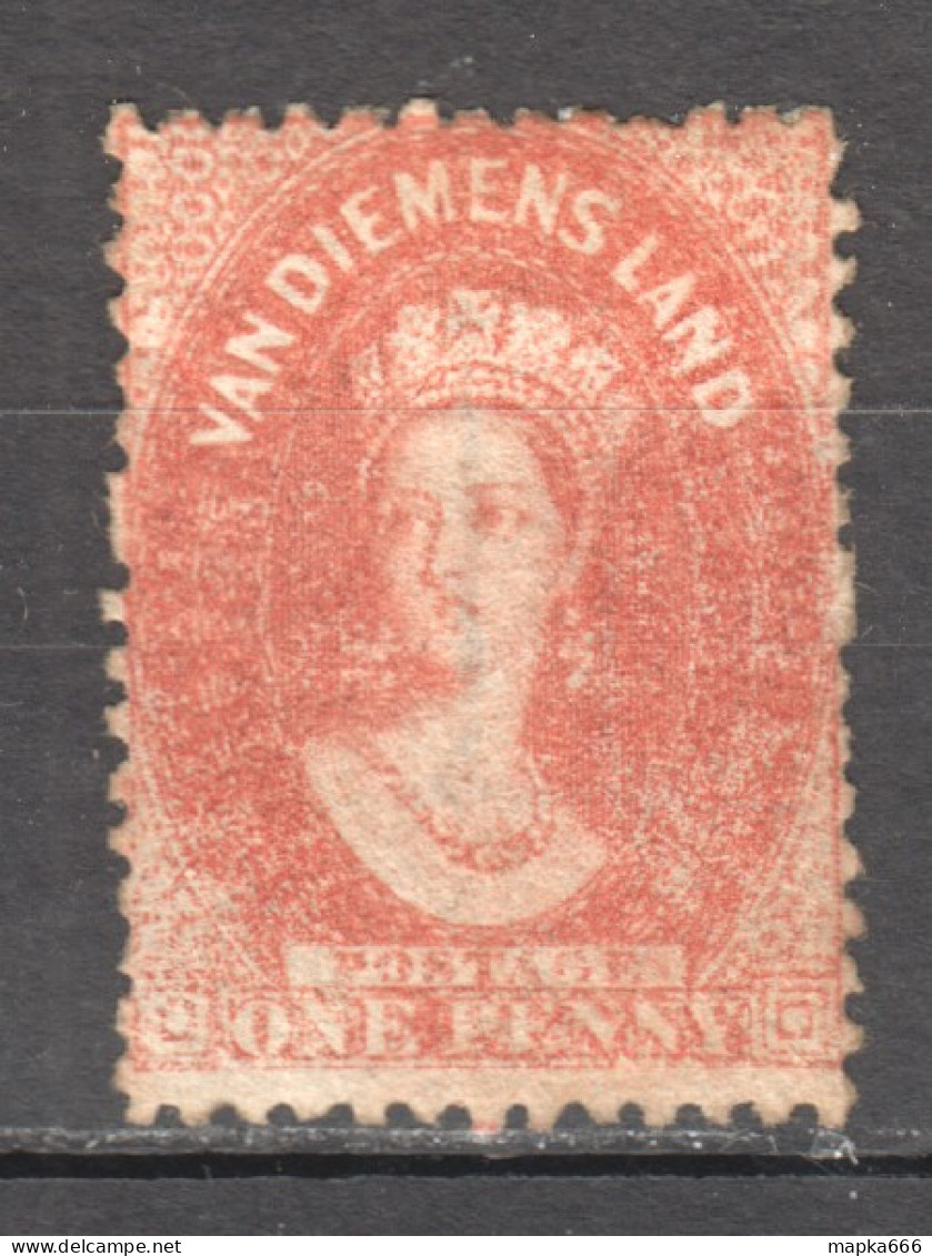 Tas057 1865 Australia Tasmania One Penny Gibbons Harris Launceston Sg #80 180 £ 1St Lh - Sonstige & Ohne Zuordnung