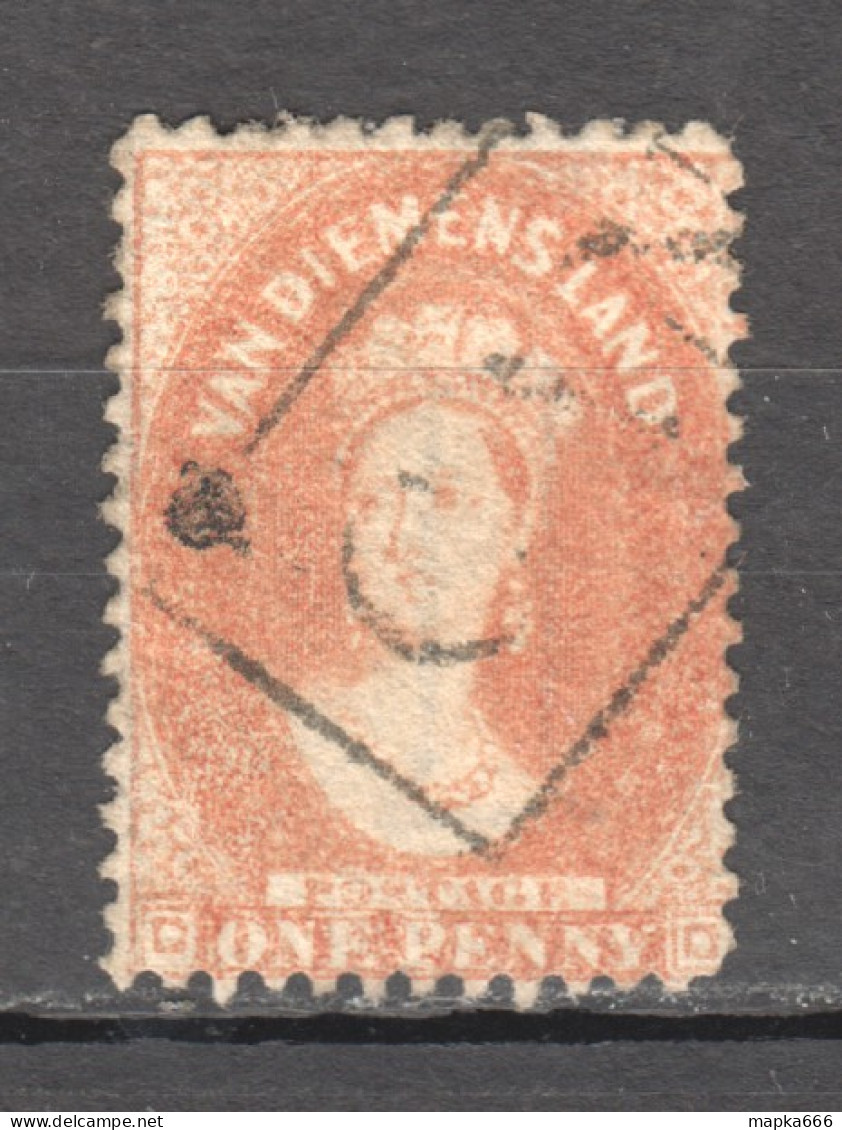 Tas062 1884 Australia Tasmania One Penny Gibbons Harris Launceston Sg #80 50 £ 1St Used - Used Stamps