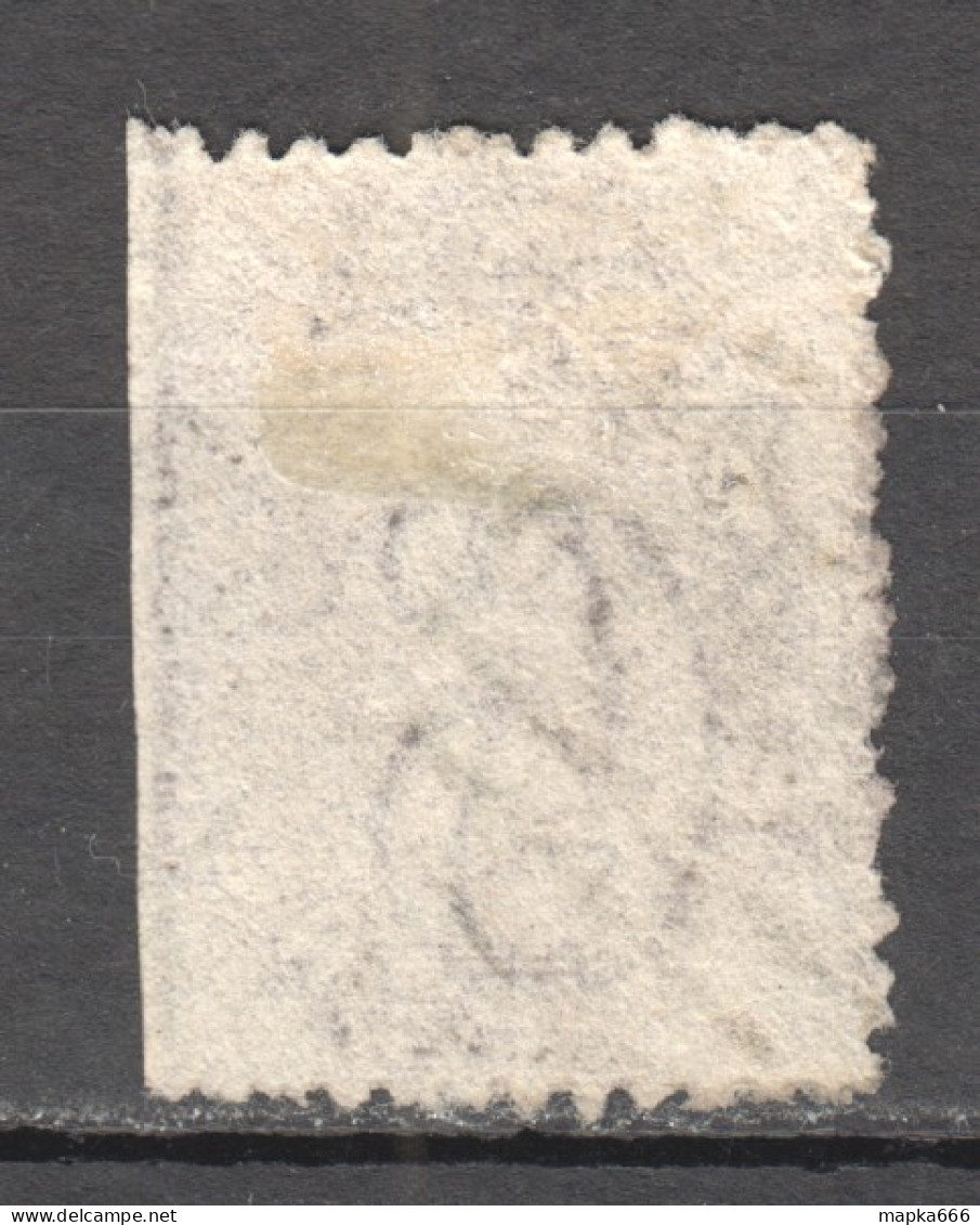 Tas099 1865 Australia Tasmania Six Pence Gibbons Sg #75 29 £ 1St Used - Used Stamps