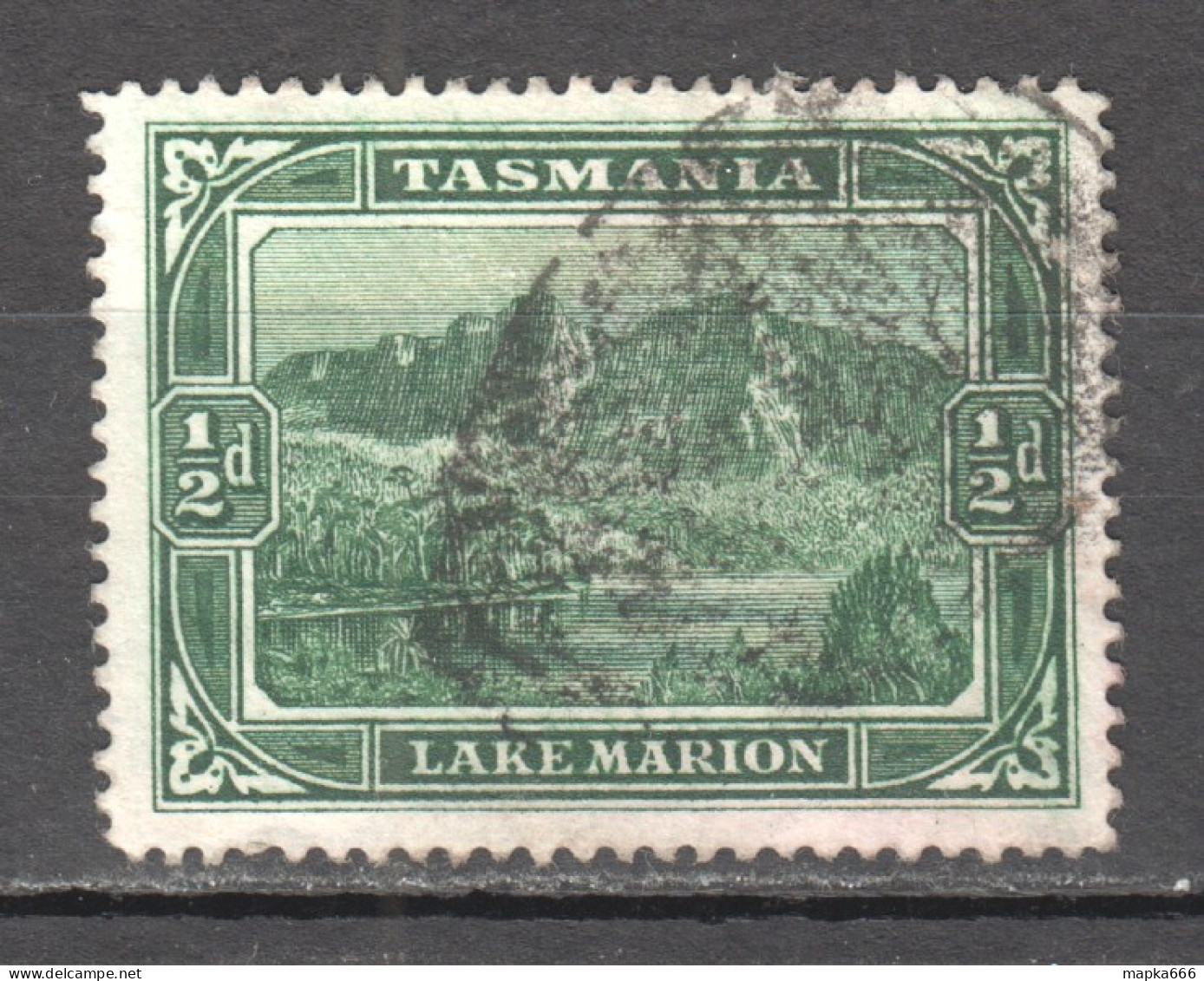 Tas174 1899 Australia Tasmania Lake Marion Gibbons Sg #229 1St Used - Used Stamps