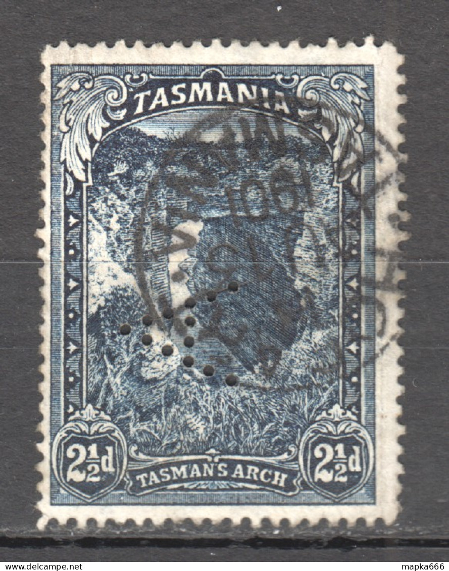 Tas183 1899 Australia Tasmania Tasmans Arch Perforated 'A' Gibbons Sg #232 1St Used - Usati