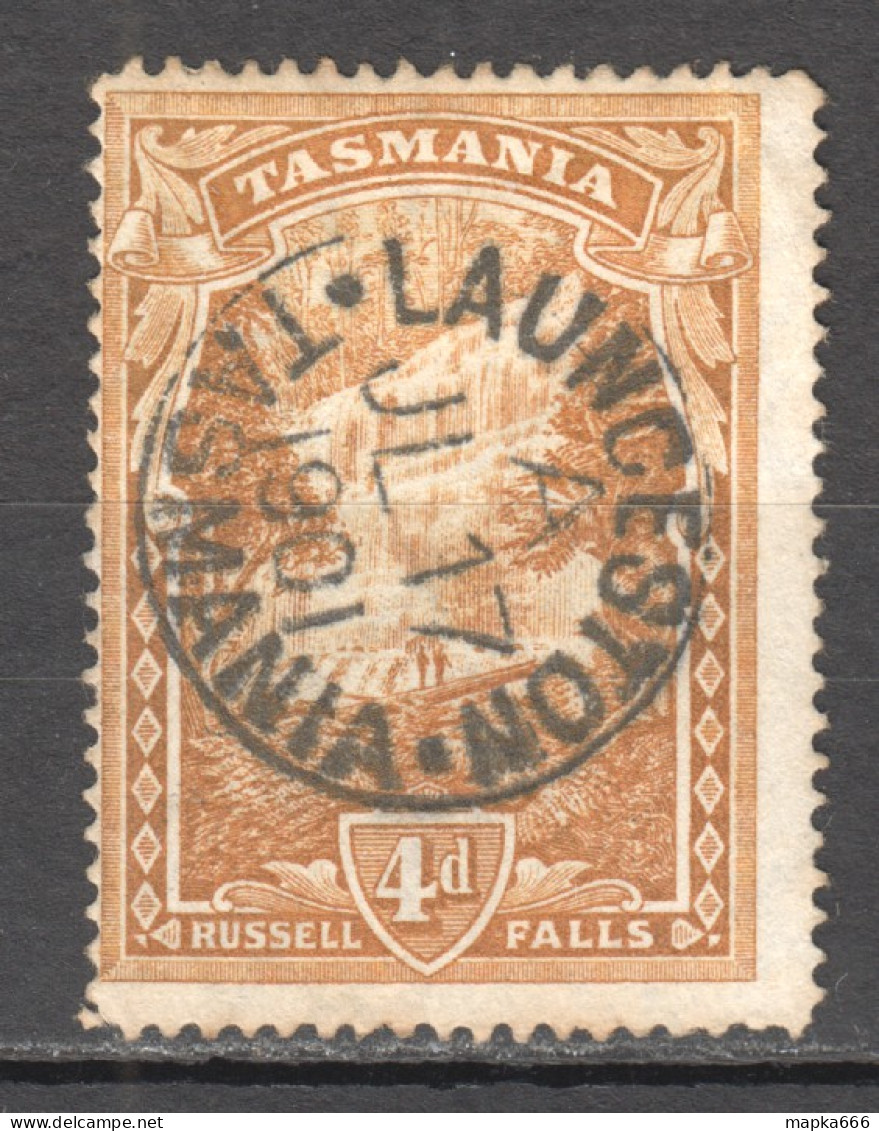 Tas186 1899 Australia Tasmania Hussell Falls Gibbons Sg #234 1St Used - Oblitérés