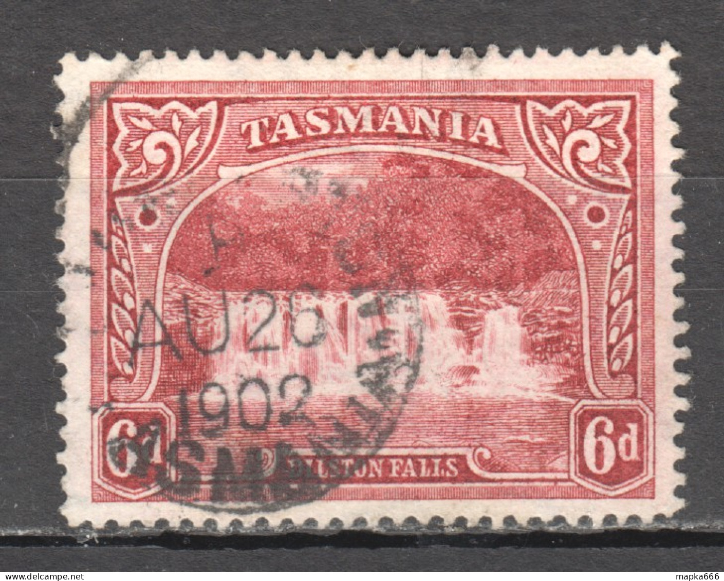 Tas189 1899 Australia Tasmania Dilston Falls Gibbons Sg #236 40 £ 1St Used - Gebraucht