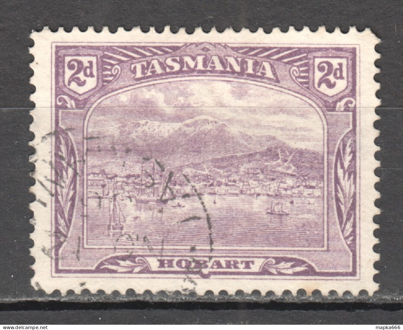 Tas218 1905 Australia Tasmania Gibbons Sg #251 1St Used - Oblitérés