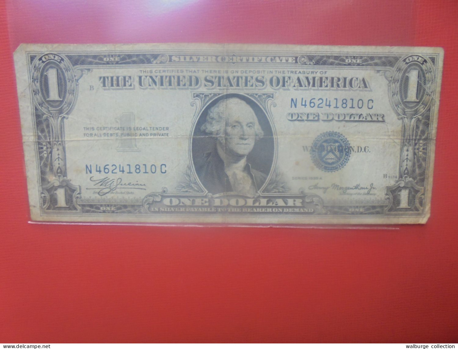 U.S.A 1 Silver Dollar 1935 Circuler - Silver Certificates (1928-1957)