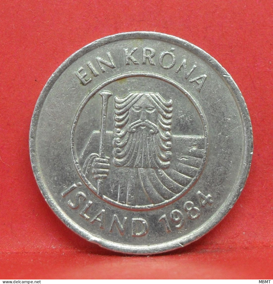 1 Krona 1984 - TB - Pièce De Monnaie Islande - Article N°3296 - Islandia