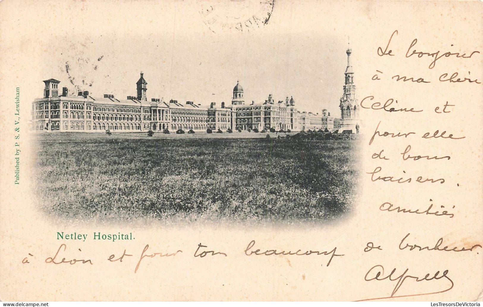 Angleterre - Netley Hospital - PS & V - Précurseur - Carte Postale Ancienne - Southampton