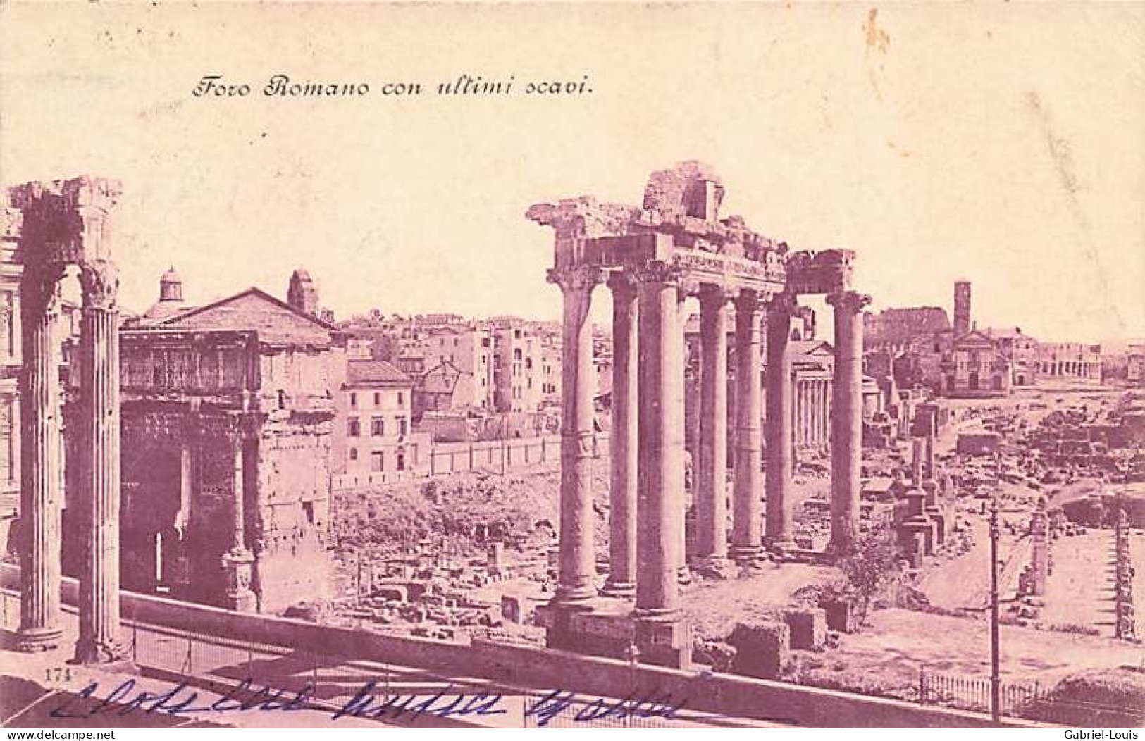 Foro Romano Con Ultimi Scavi 1900 Rome Roma - Altri Monumenti, Edifici