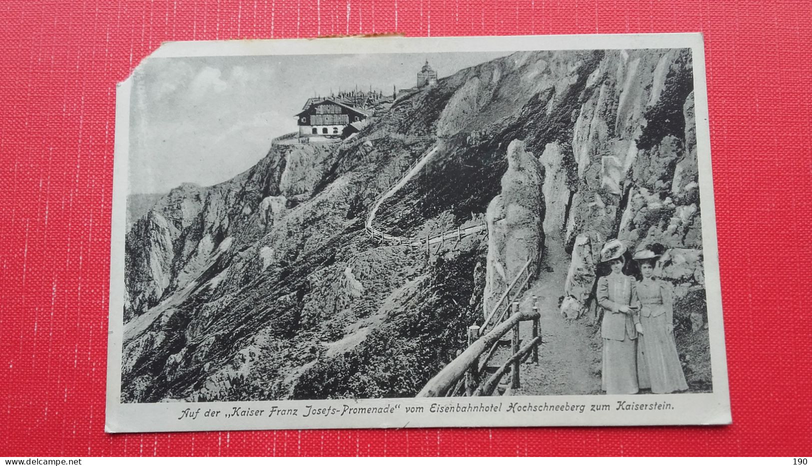 Kaiser Franz Josefs-Promenade Vom Elisenbahnhotel Hochschneeberg Zum Kaiserstein - Schneeberggebiet