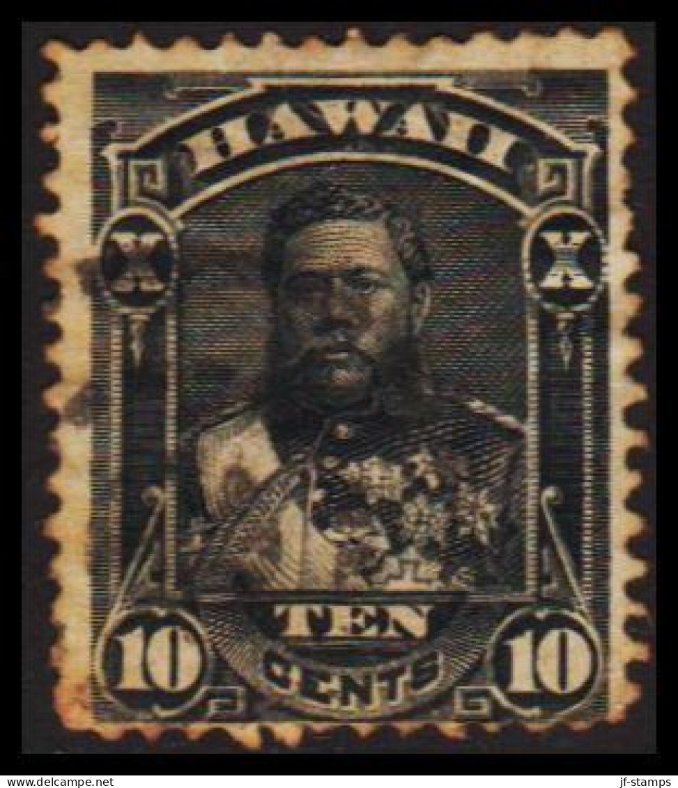 1882. HAWAII. Kalakaua 10 CENTS. (Michel 25) - JF534919 - Hawaï