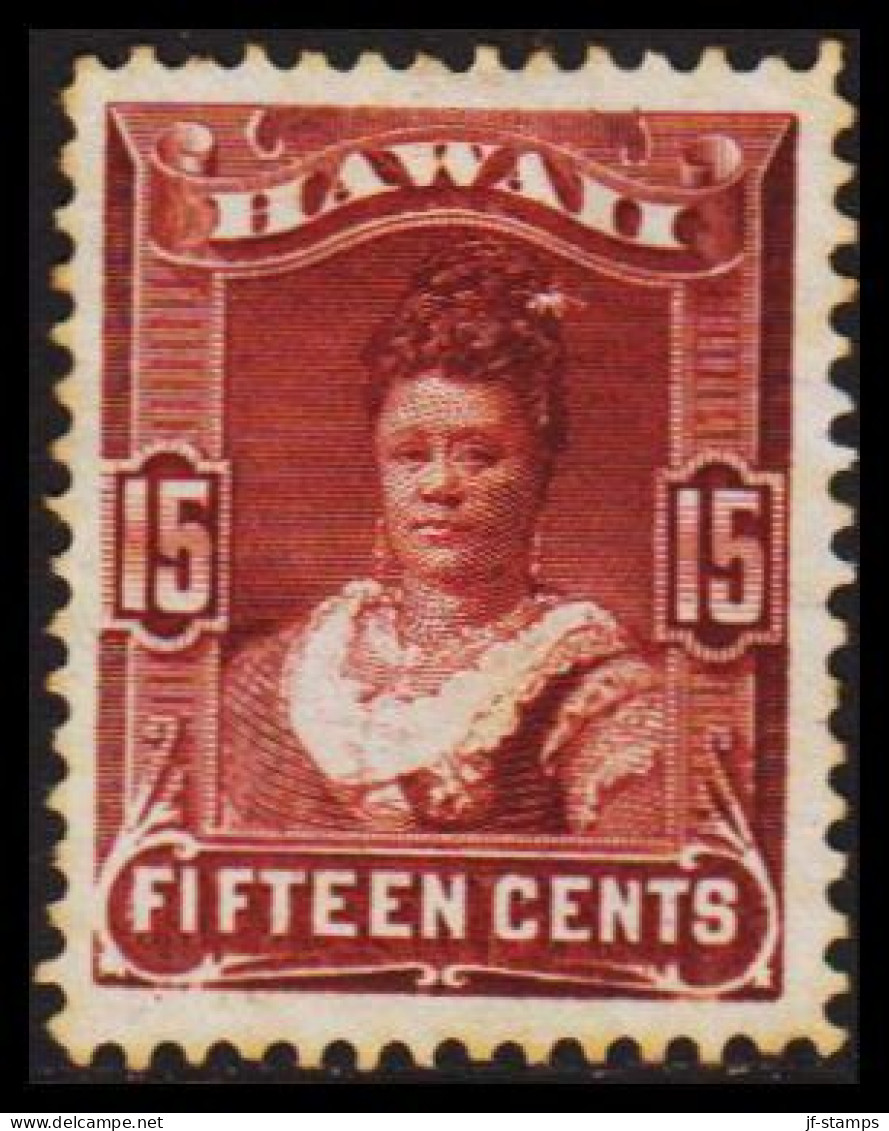 1882. HAWAII. Kapiolani 15 CENTS. No Gum. (Michel 26) - JF534922 - Hawaï