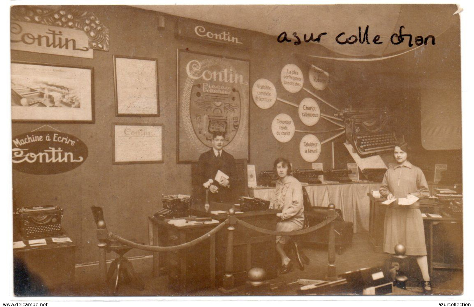 Stand Des Machines à écrire Contin. Carte Photo - Foires