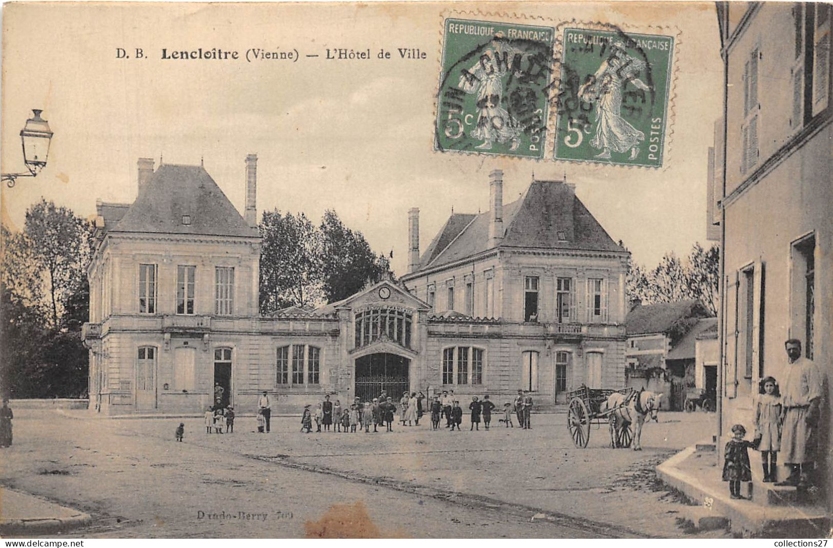 86-LENCLOITRE- L'HÔTEL DE VILLE - Lencloitre