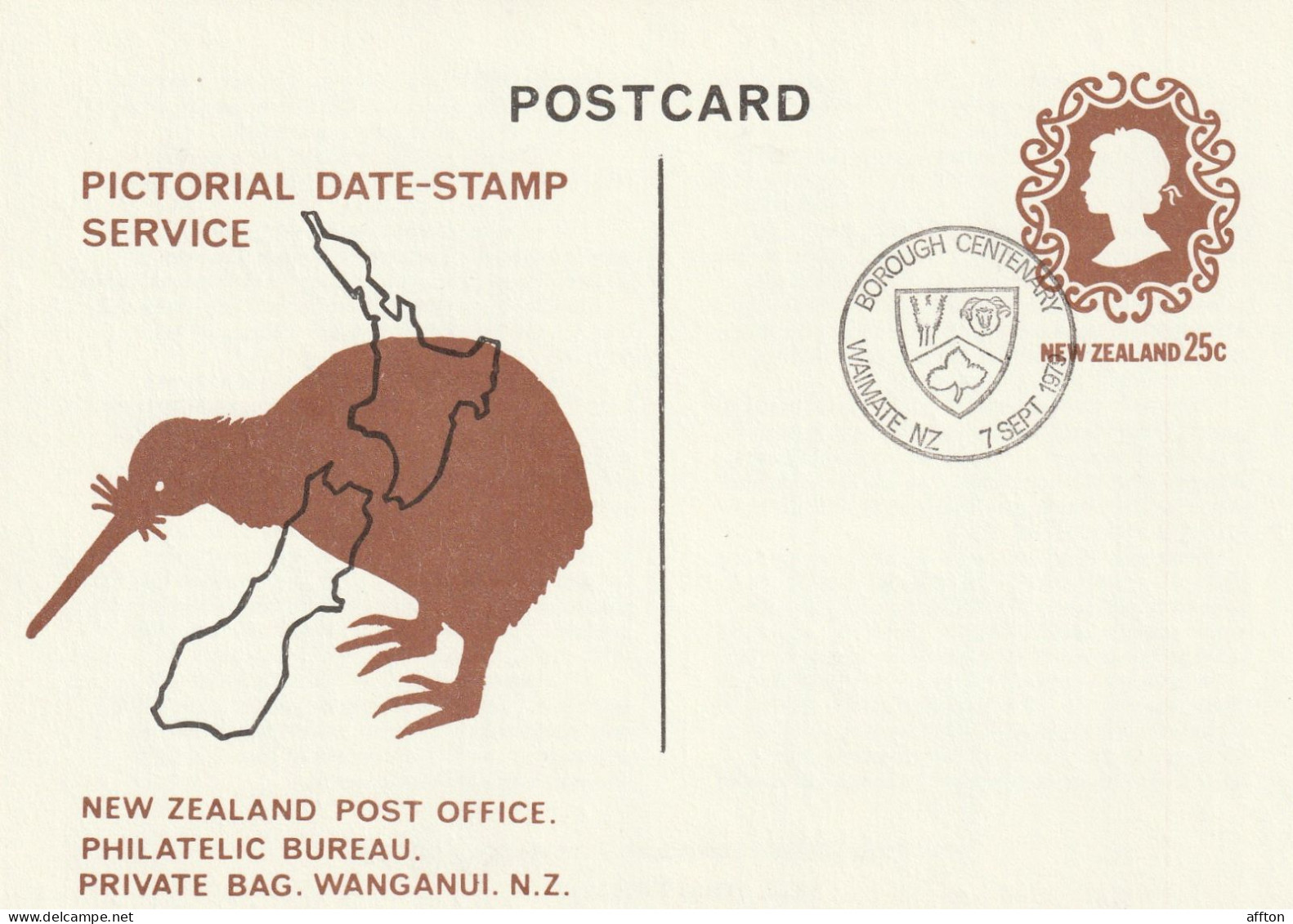 New Zealand Card Cancel - Interi Postali