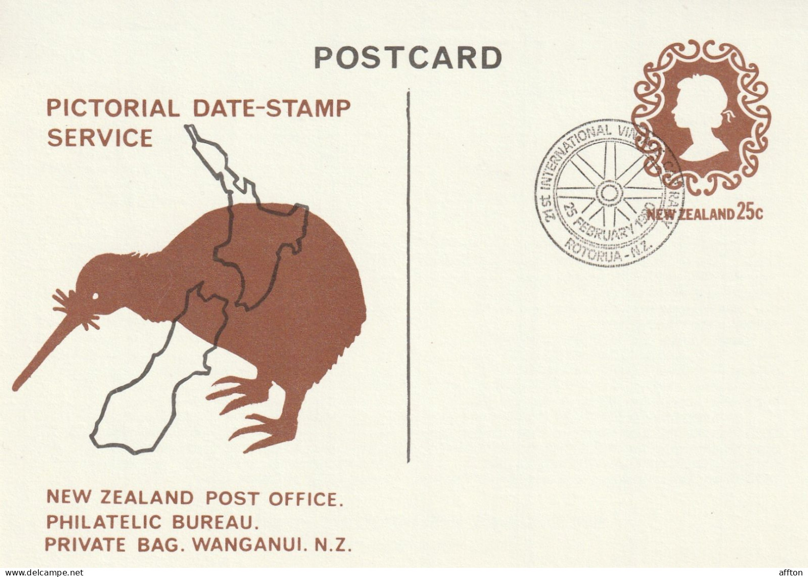 New Zealand Card Cancel - Postal Stationery