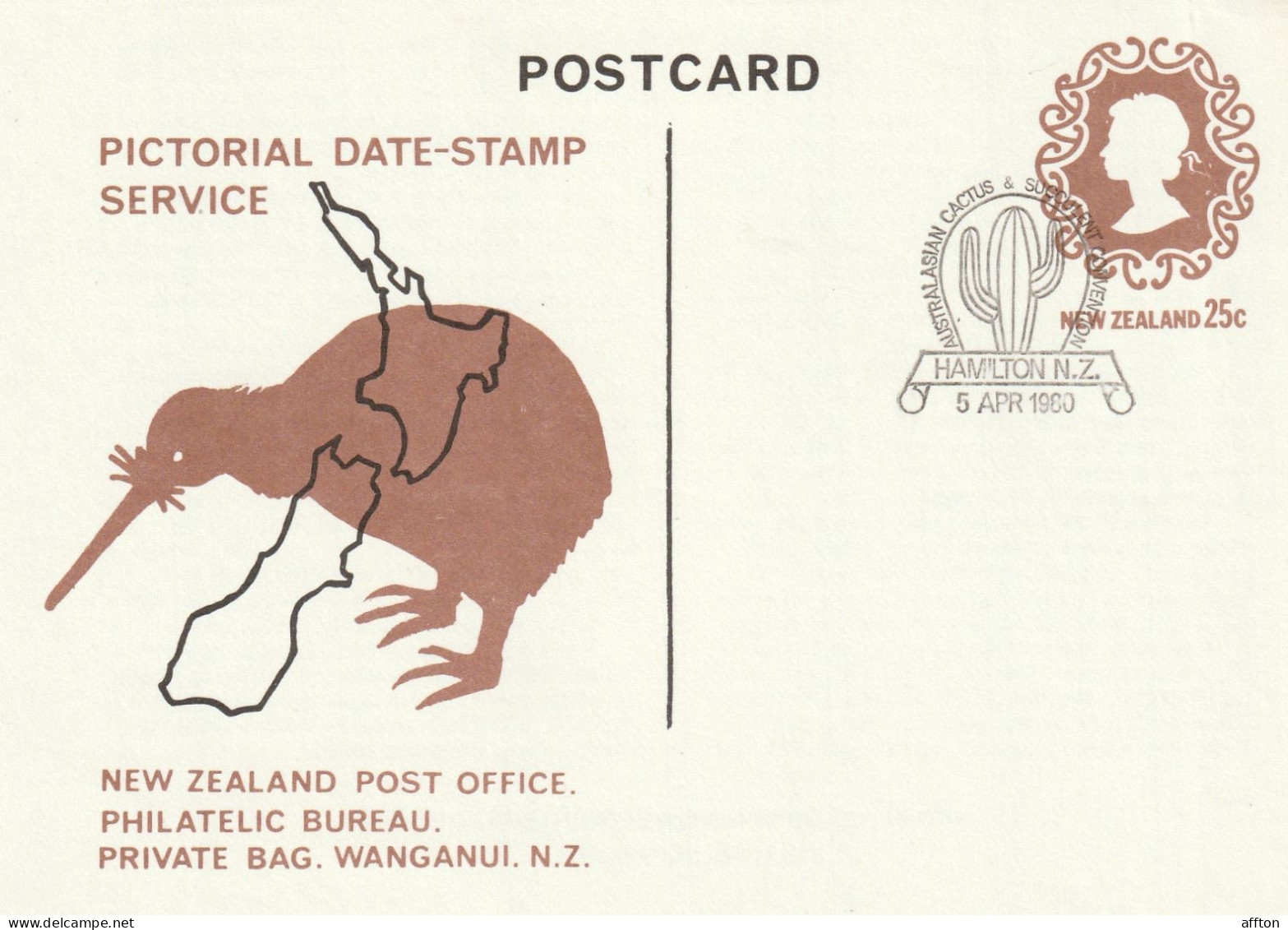 New Zealand Card Cancel - Postal Stationery