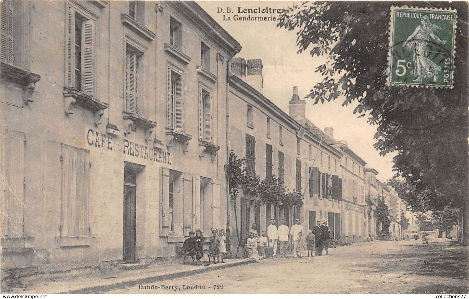 86-LENCLOITRE- LA GENDARMERIE - Lencloitre