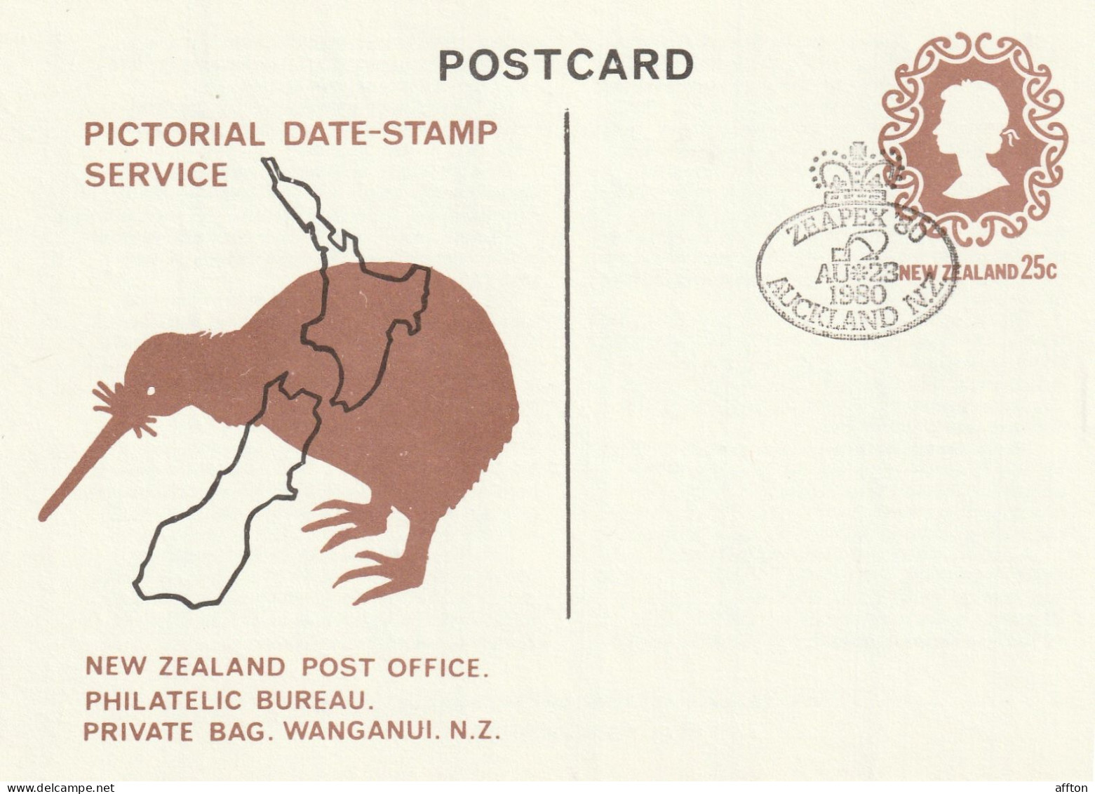 New Zealand Card Cancel - Entiers Postaux