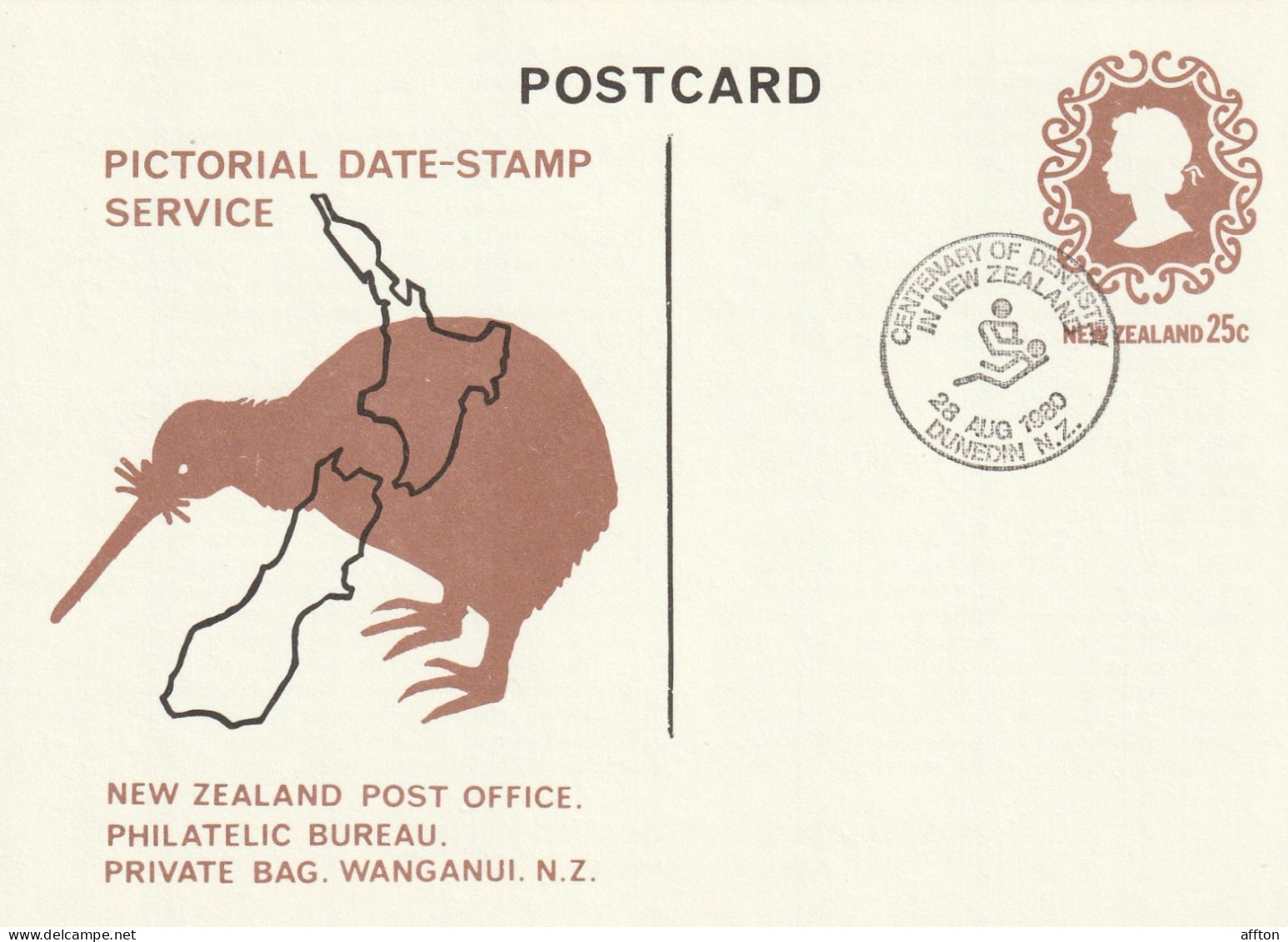 New Zealand Card Cancel - Interi Postali