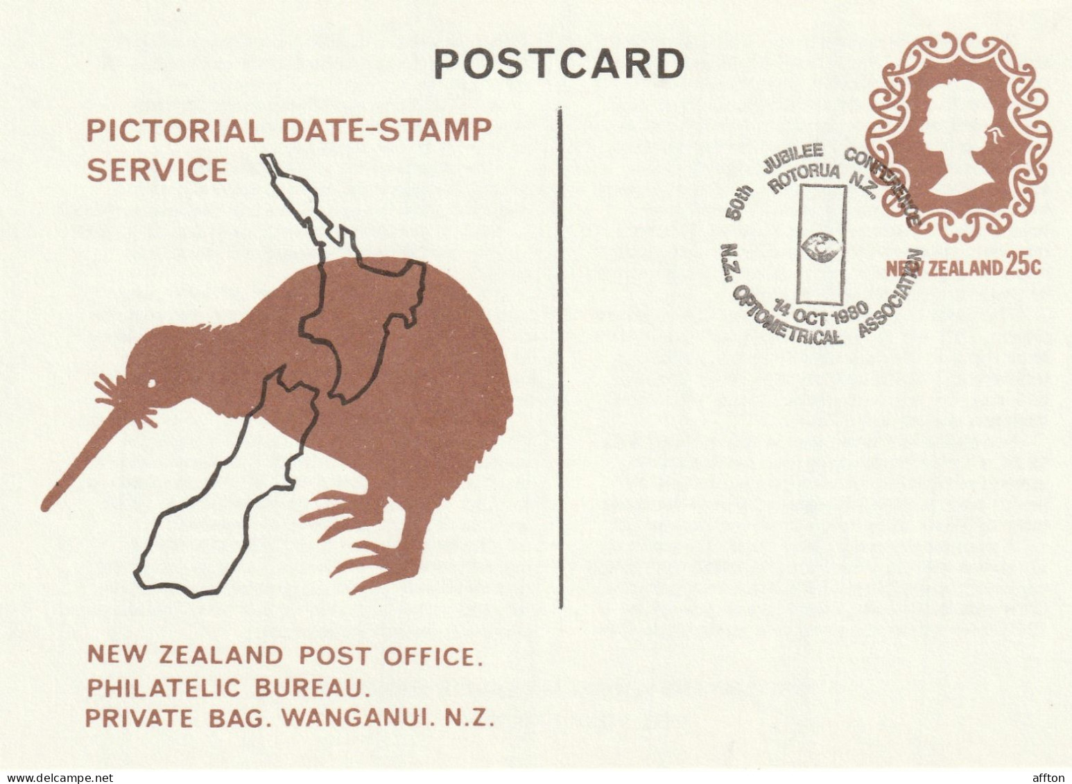 New Zealand Card Cancel - Enteros Postales