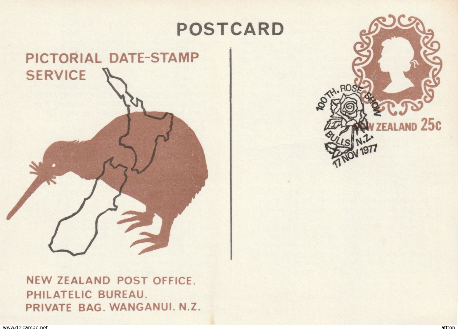 New Zealand Card Cancel - Interi Postali