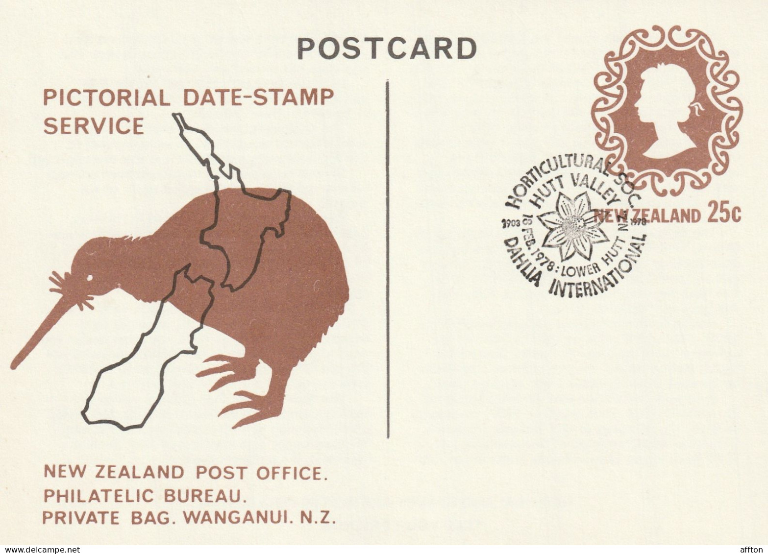 New Zealand Card Cancel - Enteros Postales