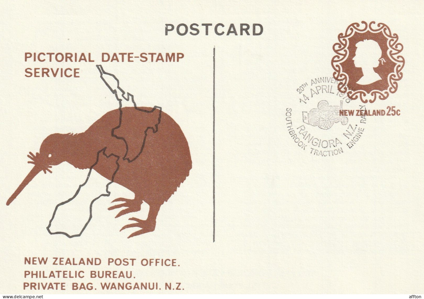 New Zealand Card Cancel - Postal Stationery