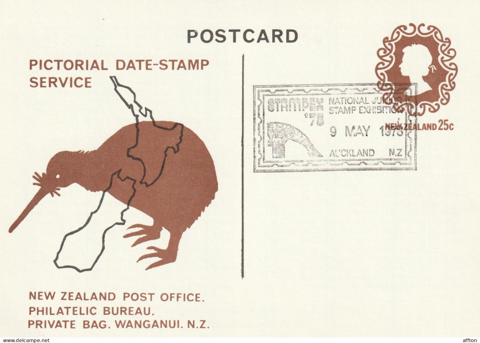 New Zealand Card Cancel - Postal Stationery