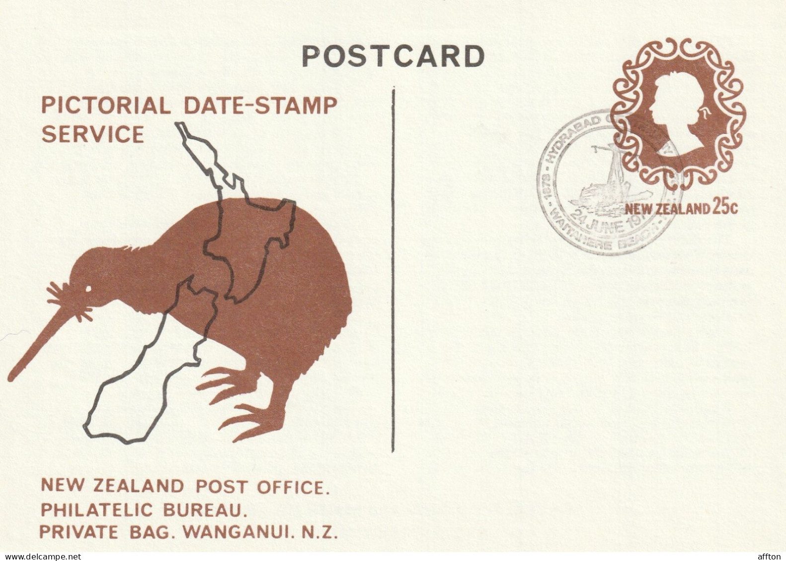 New Zealand Card Cancel - Entiers Postaux